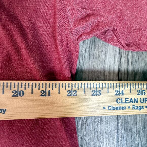 Volcom Trademark Logo Graphic T-Shirt Red Heathered XL Skate Surf Casual Tee - Picture 7 of 7